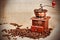 Vintage coffee mill