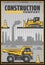 Vintage Colored Industrial Machines Poster