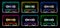 Vintage colorful 1980s Cassette tape