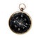 Vintage Compass Isolated Over White