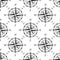 Vintage compass seamless pattern