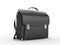 Vintage cool black briefcase - closeup