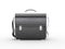 Vintage cool black briefcase - front view