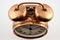 Vintage copper alarm clock