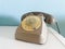 Vintage corded telephone