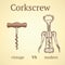 Vintage corkscrew versus modern