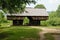Vintage corn crib in smoky mountains national park