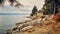 Vintage Cottage House On Lake Tahoe\\\'s Rocky Shore