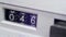 Vintage counter with numbers rotates on the audio cassette player