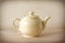 Vintage cream teapot