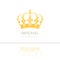 Vintage Crown abstract Logo design