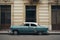 Vintage Cuban car on the street of Havana, created with generative AI