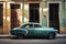 Vintage Cuban car on the street of Havana, created with generative AI