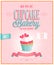 Vintage Cupcake Poster.