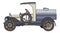 The vintage dairy tank truck