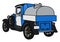 Vintage dairy tank truck