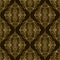 Vintage damask bohemian seamless pattern with elegant curls decorative ornament, steampunk style