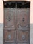 Vintage decorative wooden portal doors