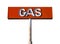 Vintage Desert Neon Gas Sign Isolated