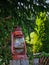 Vintage detail Street Lamp at a farm from Apuseni mountains from Romania