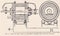 Vintage diagram of a Booth Indirect Arc Rotating Furnace