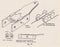 Vintage diagram of miniature locomotive construction