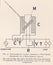 Vintage diagram of a Wattmeter connected to a high tension circuit