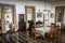 Vintage dining room/dining area inside an old 18th century home