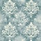 Vintage Distressed Damask Pattern for Elegant Interior Design.