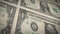 Vintage Dollar Bill Close Up Texture Animation