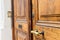 Vintage Door Detail Architecture House Rough Exterior