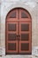 Vintage door tradicional Portuguese goal.