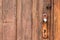 Vintage Doorknob Keyhole Wooden
