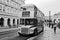 Vintage double decker bus in London