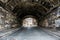 Vintage Dresden. Stone road tunnel