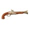 Vintage dueling pistol made of wood and metal