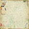 Vintage Easter background with rabbit and egg