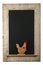 Vintage Easter Chicken Roosters Chalkboard Reclaimed Wood Frame