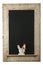 Vintage Easter Chicken Roosters Chalkboard Reclaimed Wood Frame