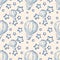 Vintage effect Seamless background with air balloons and stars Crayons Hand drawing