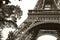 Vintage Eiffel tower Paris, France
