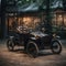 Vintage Elegance: Classic Early 20th Century Car in Generative AI Art