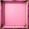 Vintage Elegance: Square Pink Frame with pink Canvas