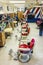 Vintage Empty Barbershop Chairs in New York, NY - November 9, 2016