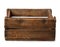 Vintage empty wooden crate