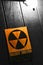 Vintage Fallout Nuclear Bomb Shelter Sign