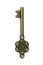 vintage fantasy detailed golden key