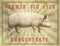 Vintage Farmer Pig Feed Poster, Agriculture