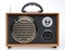 Vintage fashioned radio