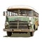 vintage filipino jeepney, photo realistic, simple design, front facing, clip art, white background, Generative AI